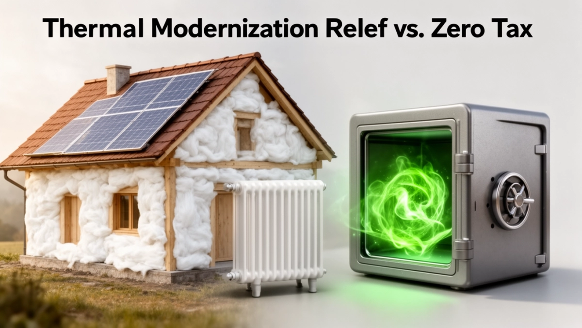 Ulga termomodernizacyjna a brak podatku